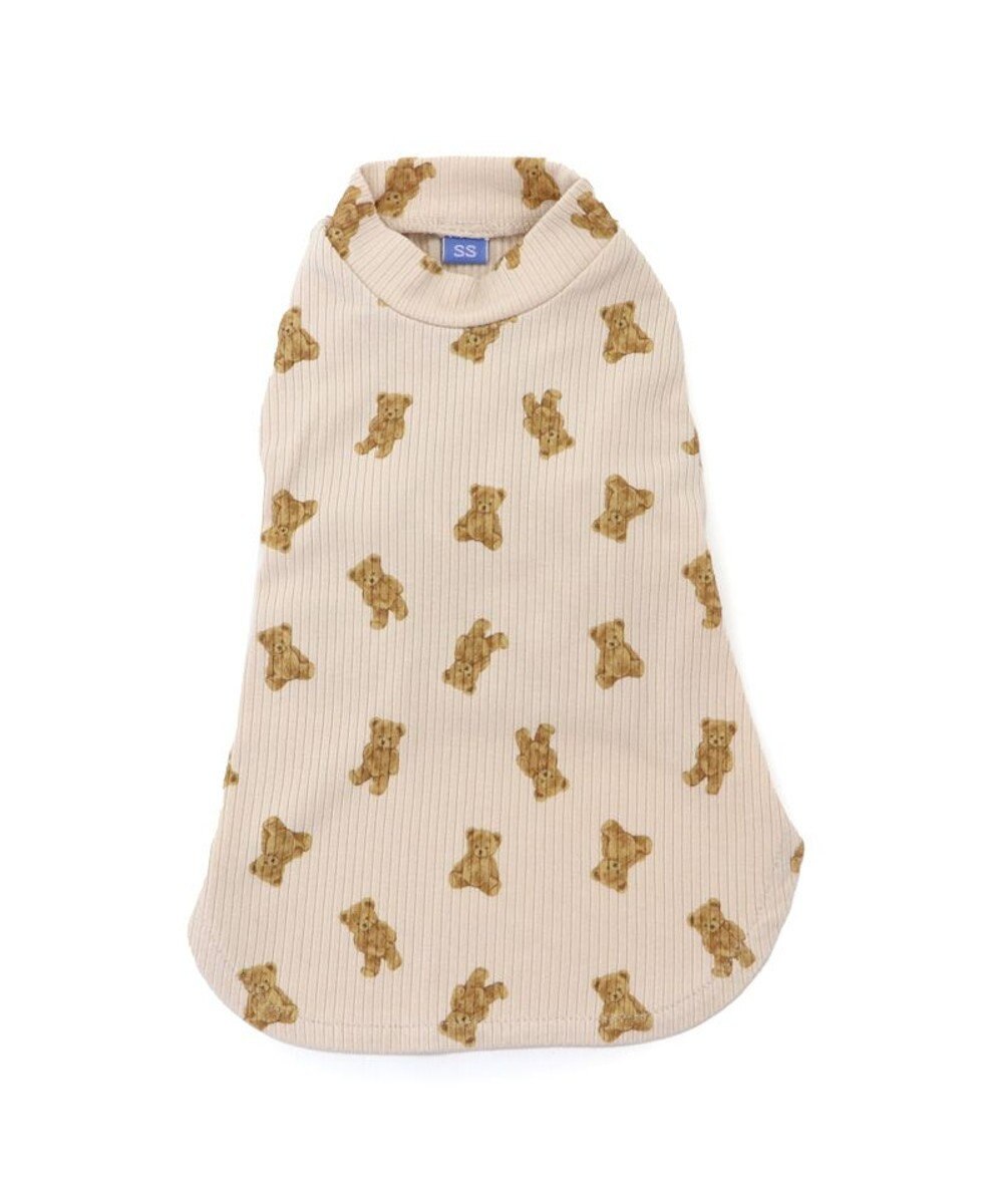 PET PARADISE ペットパラダイス くま のびのび リブ Tシャツ 小型犬 