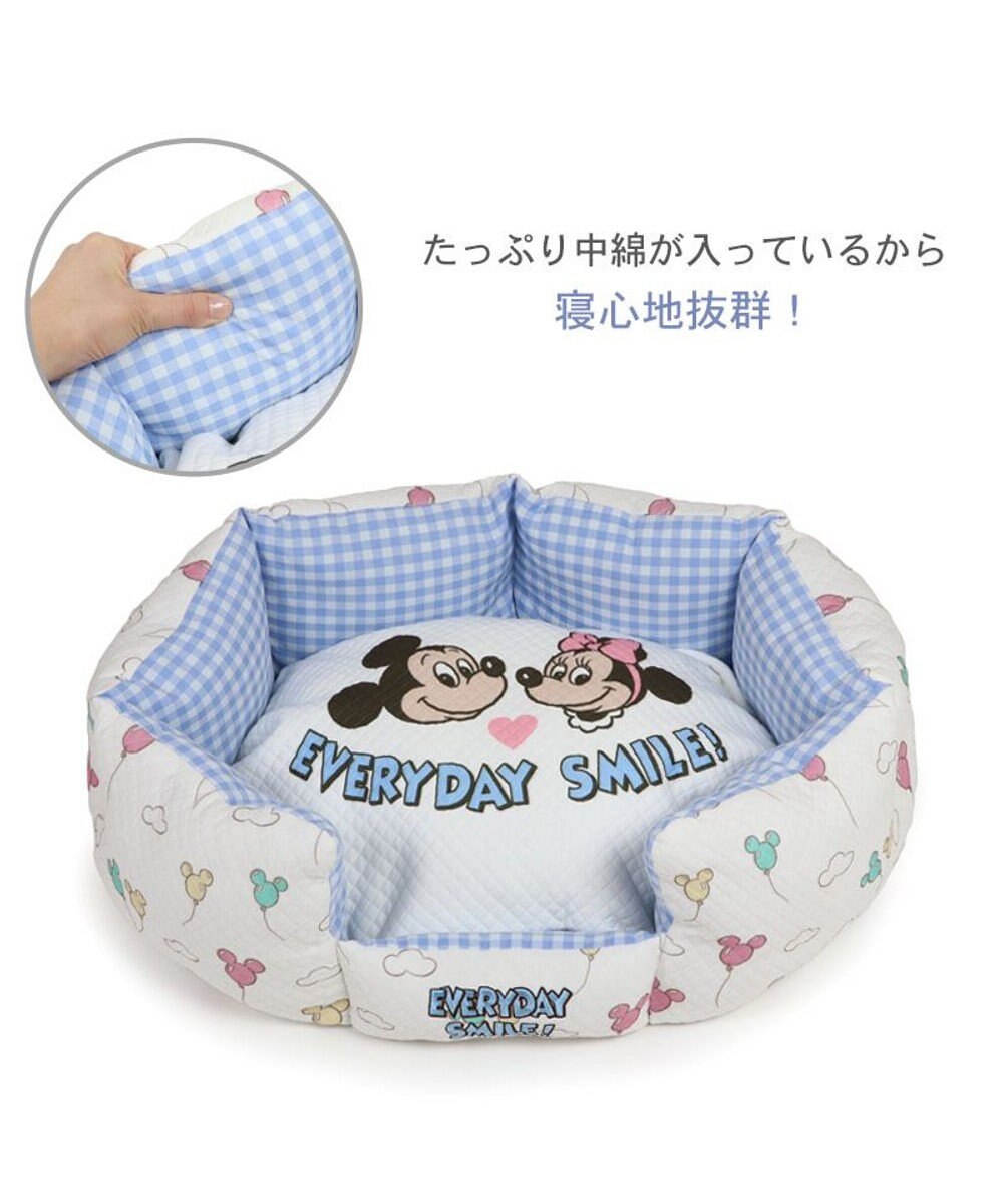 PET PARADISE ディズニー ミッキーマウス カドラー 《風船柄》  Ｍ 64×48cm 