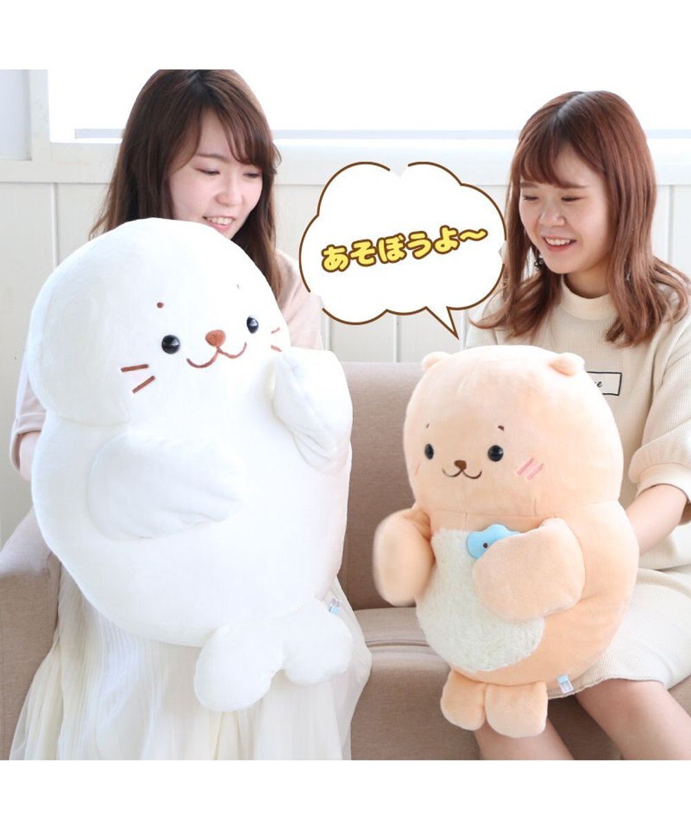 Mother garden しろたん らっこいぬ パペぐるみ 44cm 両手用 パペット 