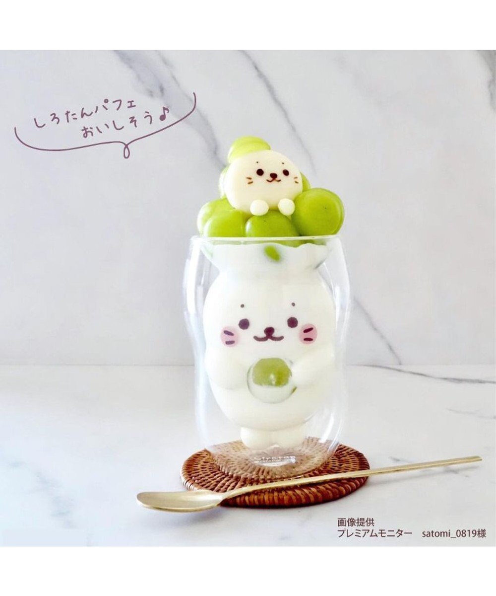 Mother garden しろたん ダブルウォールグラス 《ほっぺ》 