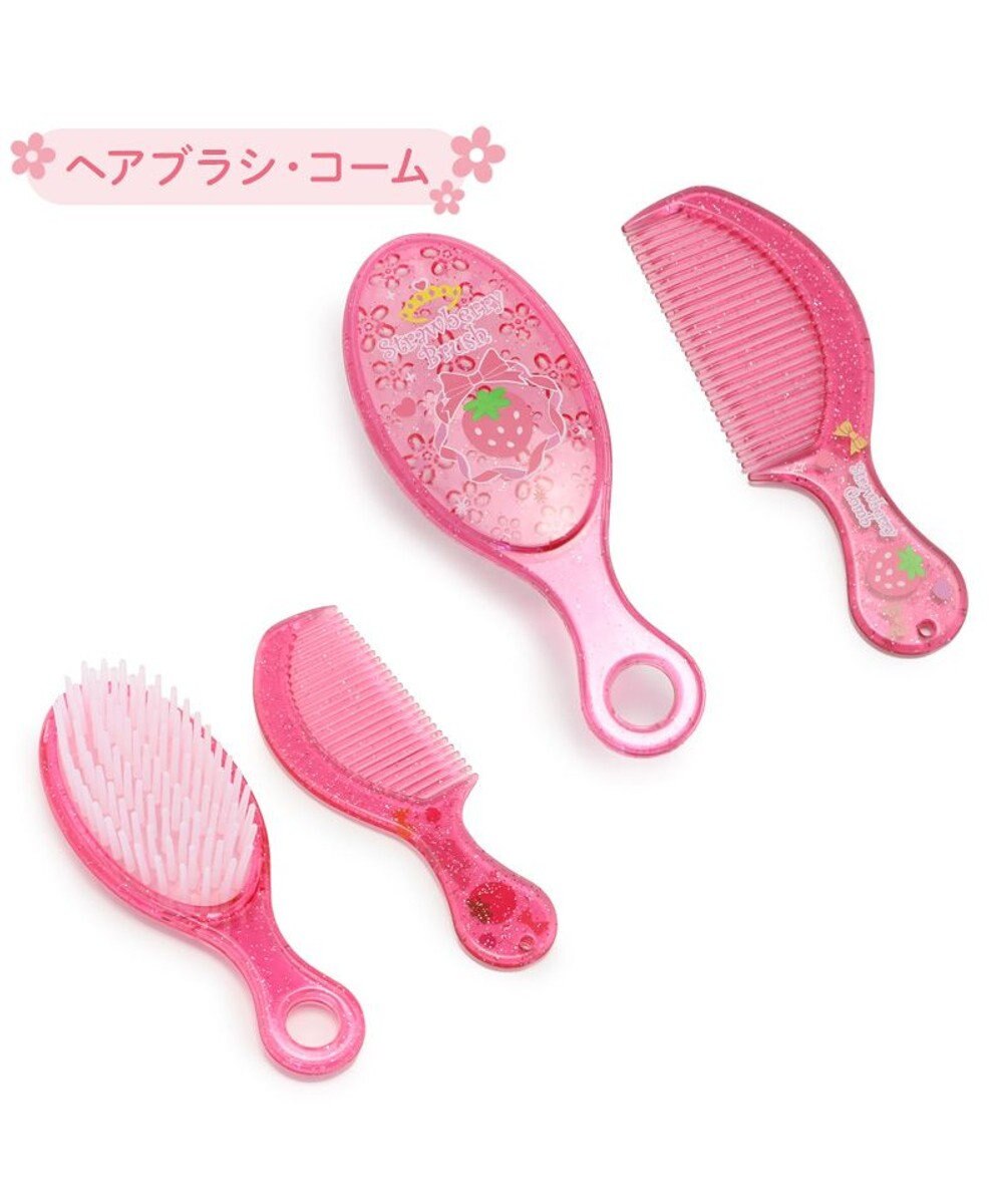 Mother garden 野いちご 木製 ままごと へアレンジセット《ピンク》 