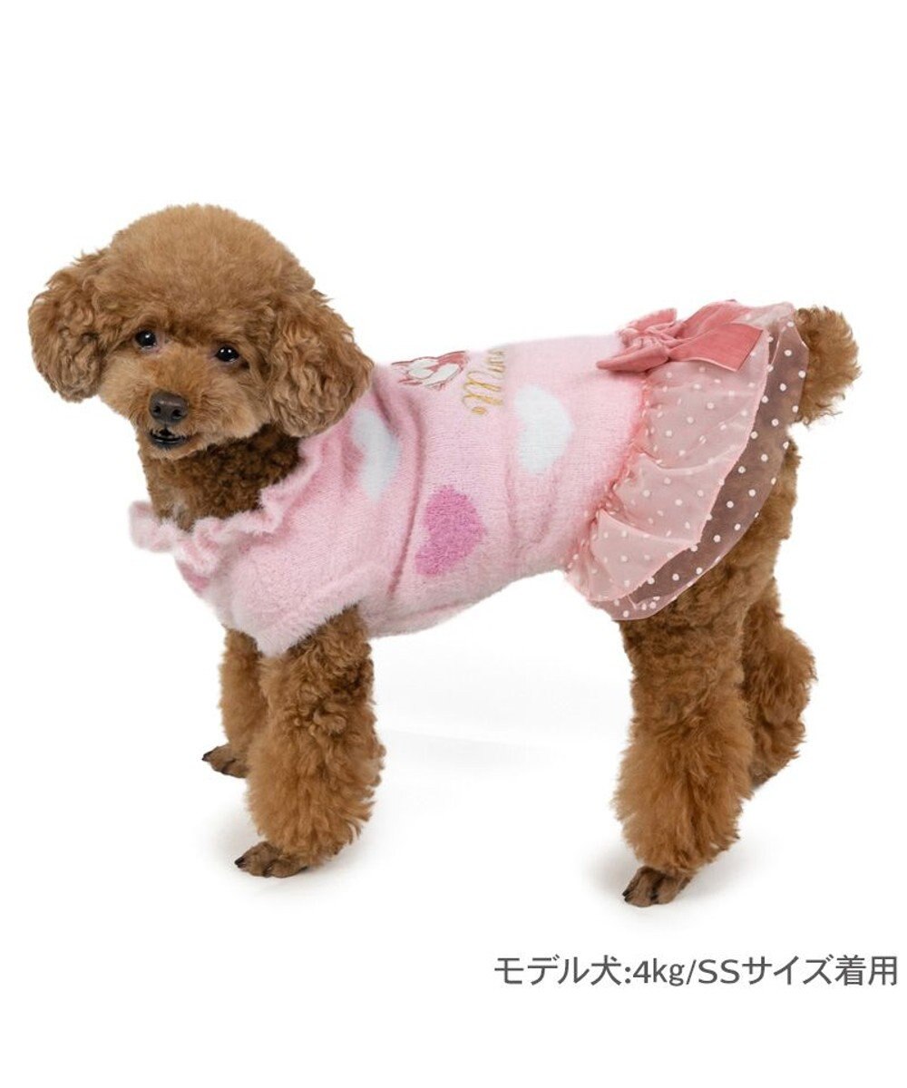 PET PARADISE ディズニー ミニーマウス 遠赤外線 ハートニット  小型犬 