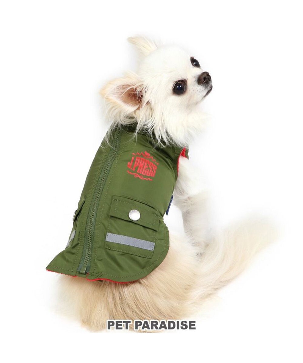 PET PARADISE 犬の服 犬 服 秋冬 J.PRESS ウィンド ベスト 【小型犬】 
