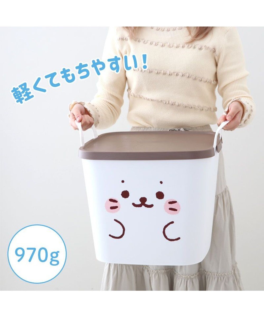 Mother garden しろたん 顔ぼん 蓋つきバスケット 