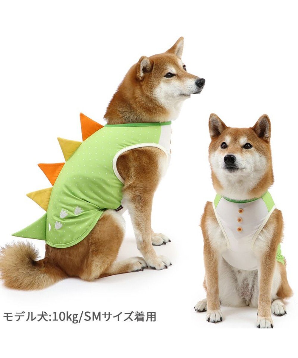 PET PARADISE ペットパラダイス エコメイド 天竺 恐竜 タンクトップ 中型犬 大型犬 