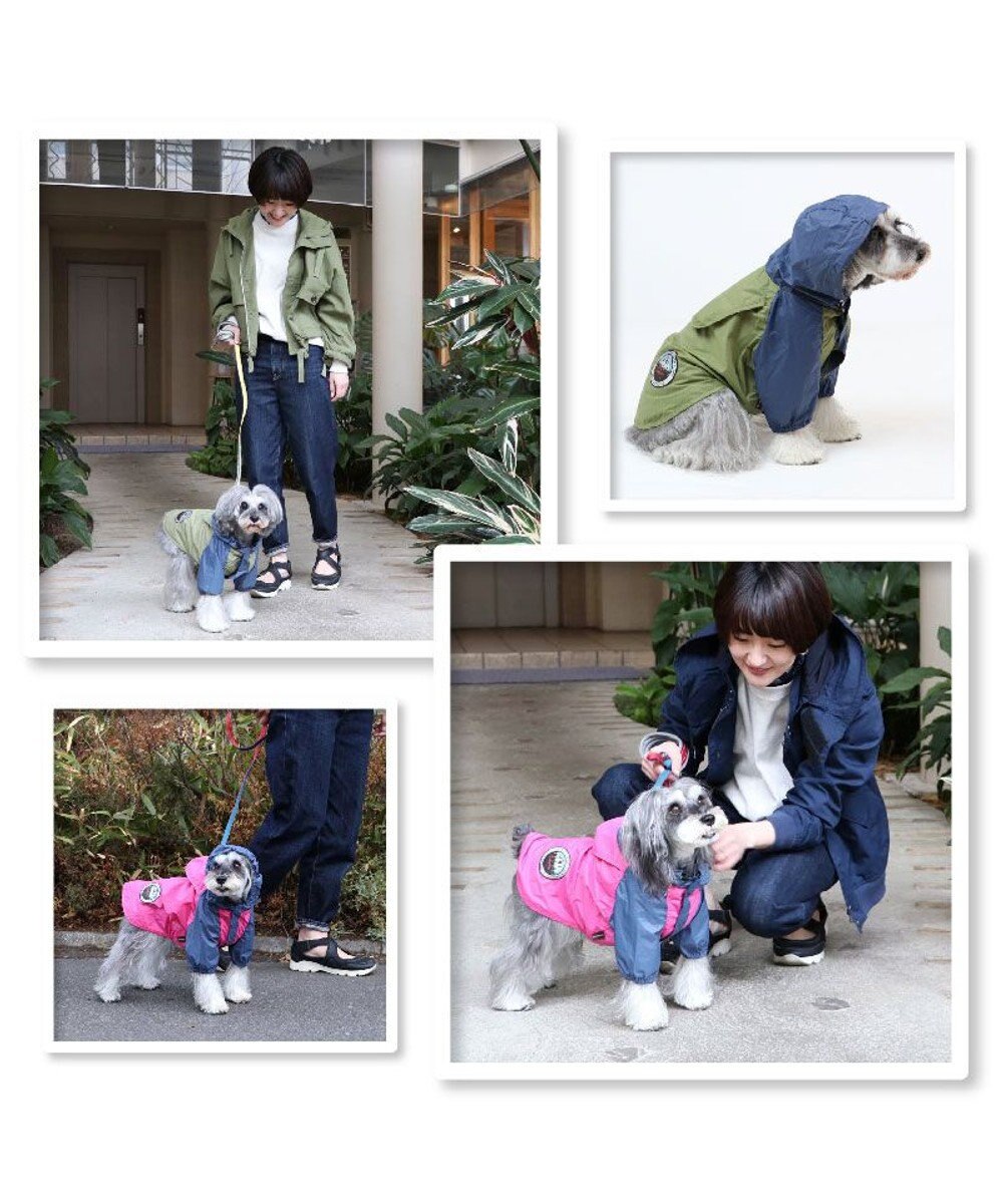 PET PARADISE 犬服 犬用品 ペットグッズ ペットウェア ペットパラダイス 犬 服 春 ジャケット 紺 【小型犬】 シェルジャケット 防水 撥水 アウトドア アウター レインコート ウィンドブレーカー ドッグウエア ドッグウェア おしゃれ梅雨対策 撥水 雨 雨の日 