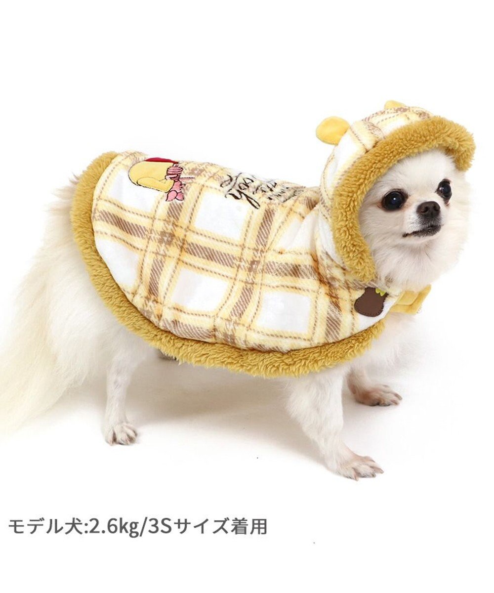 PET PARADISE ディズニー くまのプーさん ポンチョ 《チェック柄》 小型犬 