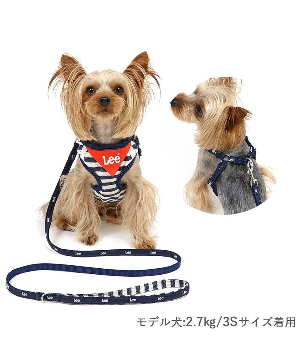 PET PARADISE Lee ハーネス＆リード 《ボーダー》 ３Ｓ 小型犬 