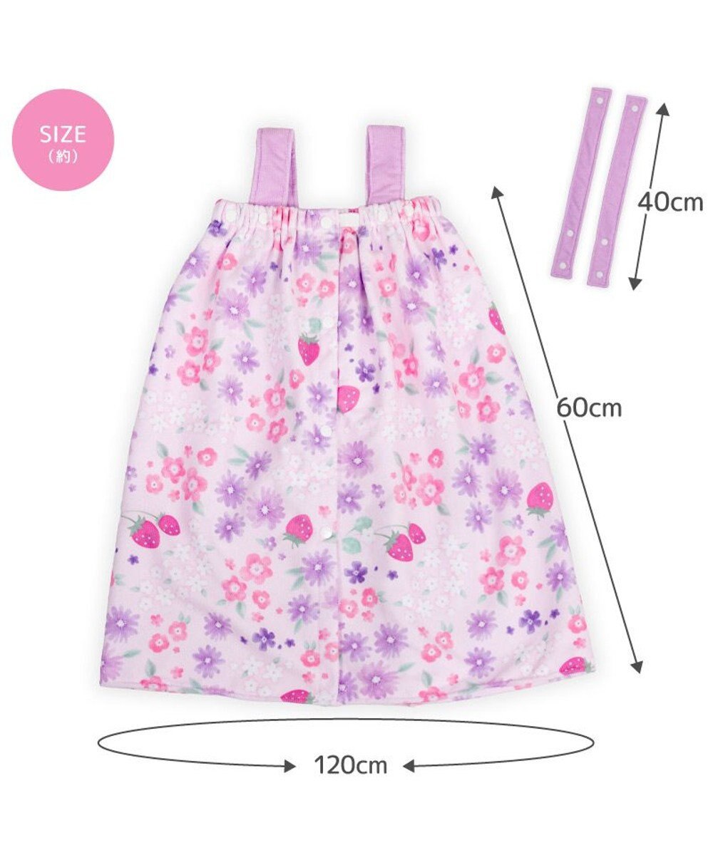 Mother garden マザーガーデン 野いちご 水泳 ラップタオル 60cm 