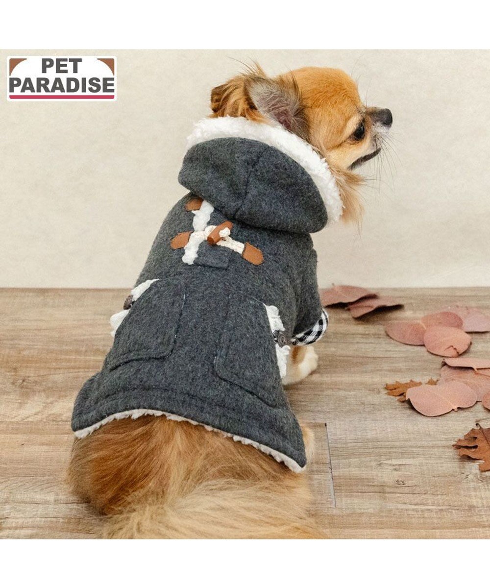 PET PARADISE ペットパラダイス フード付 ダッフルコート 小型犬 