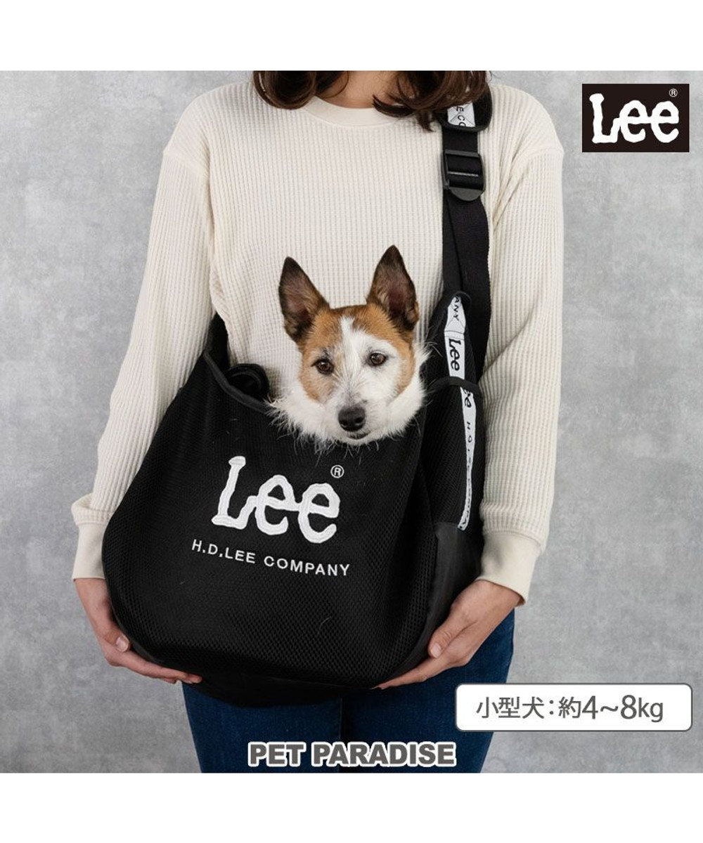 PET PARADISE Lee ロゴ メッシュ スリング  キャリーバッグ Ｍ 小型犬 約4～8㎏ 