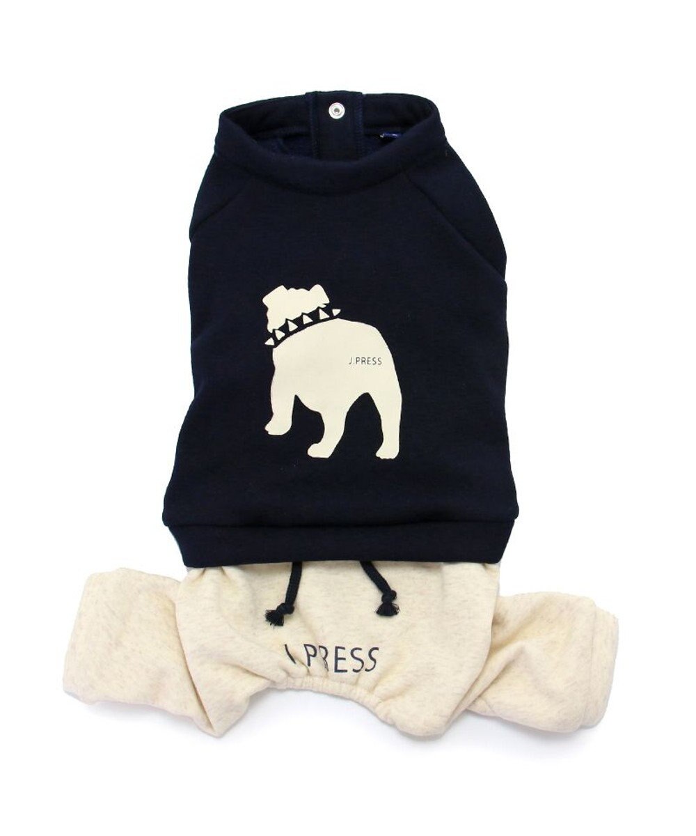PET PARADISE J.PRESS パンツつなぎ バックブルドッグ 小型犬 