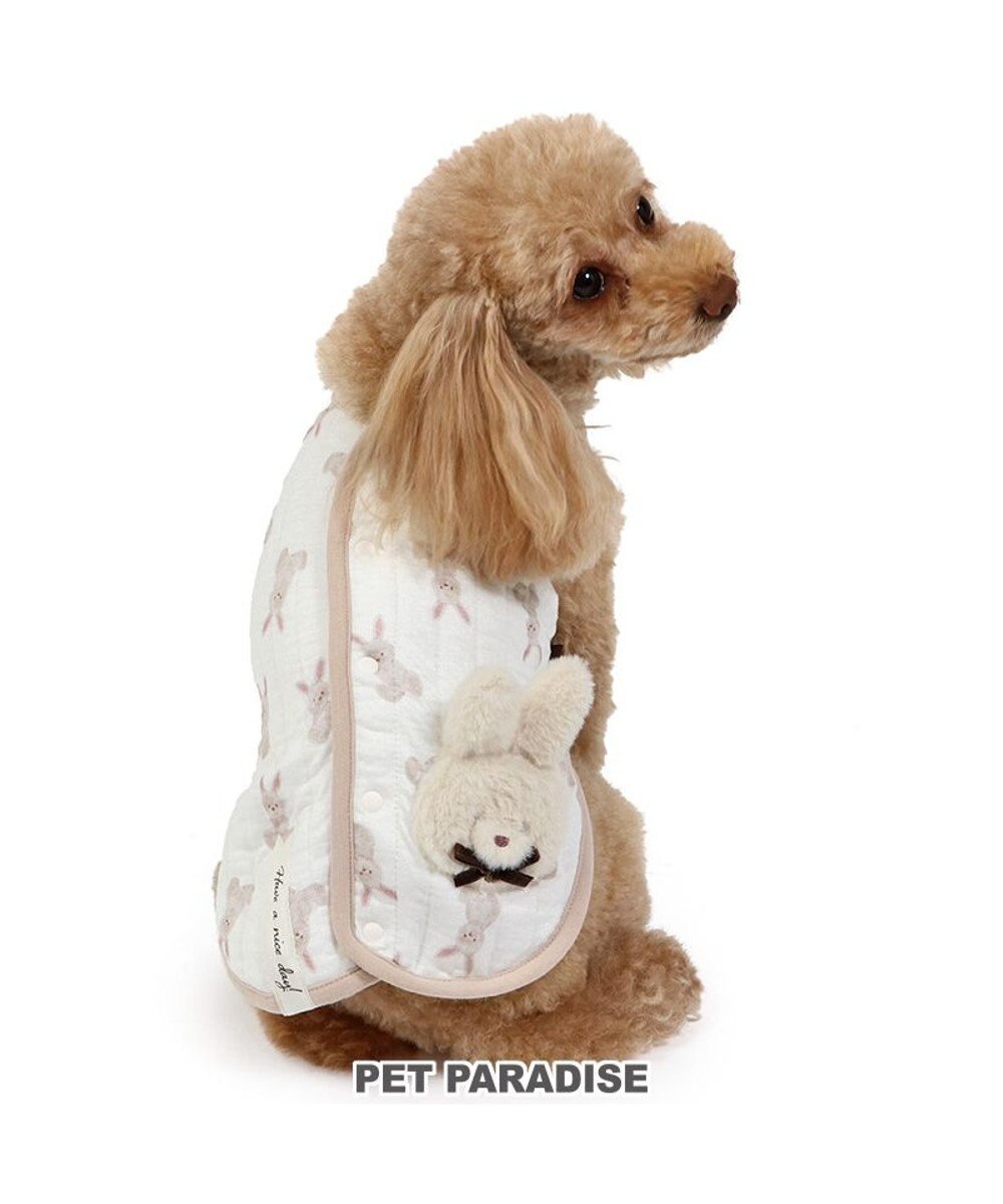 PET PARADISE ペットパラダイス  ふわりとキルトベスト うさぎ柄 小型犬 
