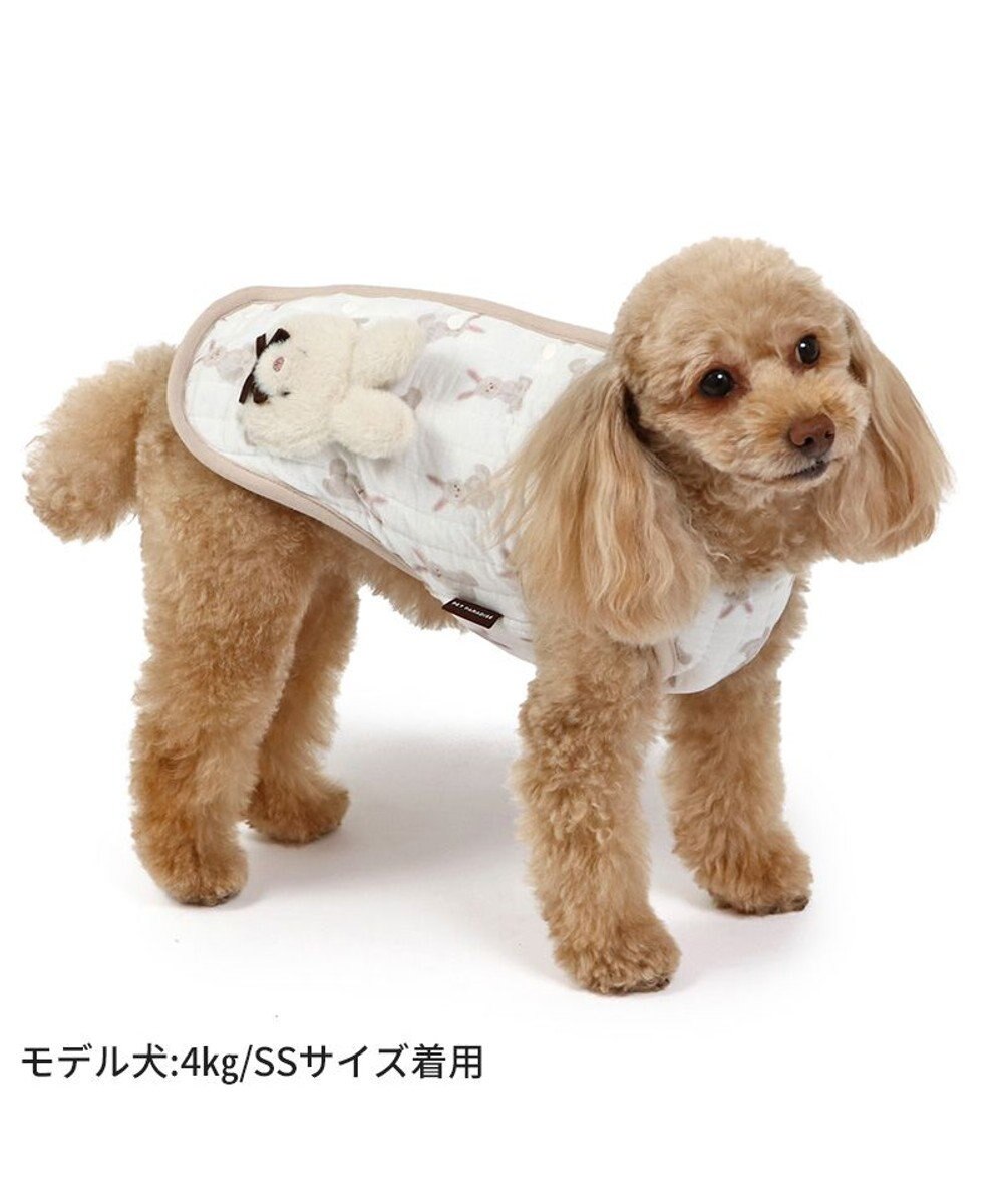 PET PARADISE ペットパラダイス  ふわりとキルトベスト うさぎ柄 小型犬 