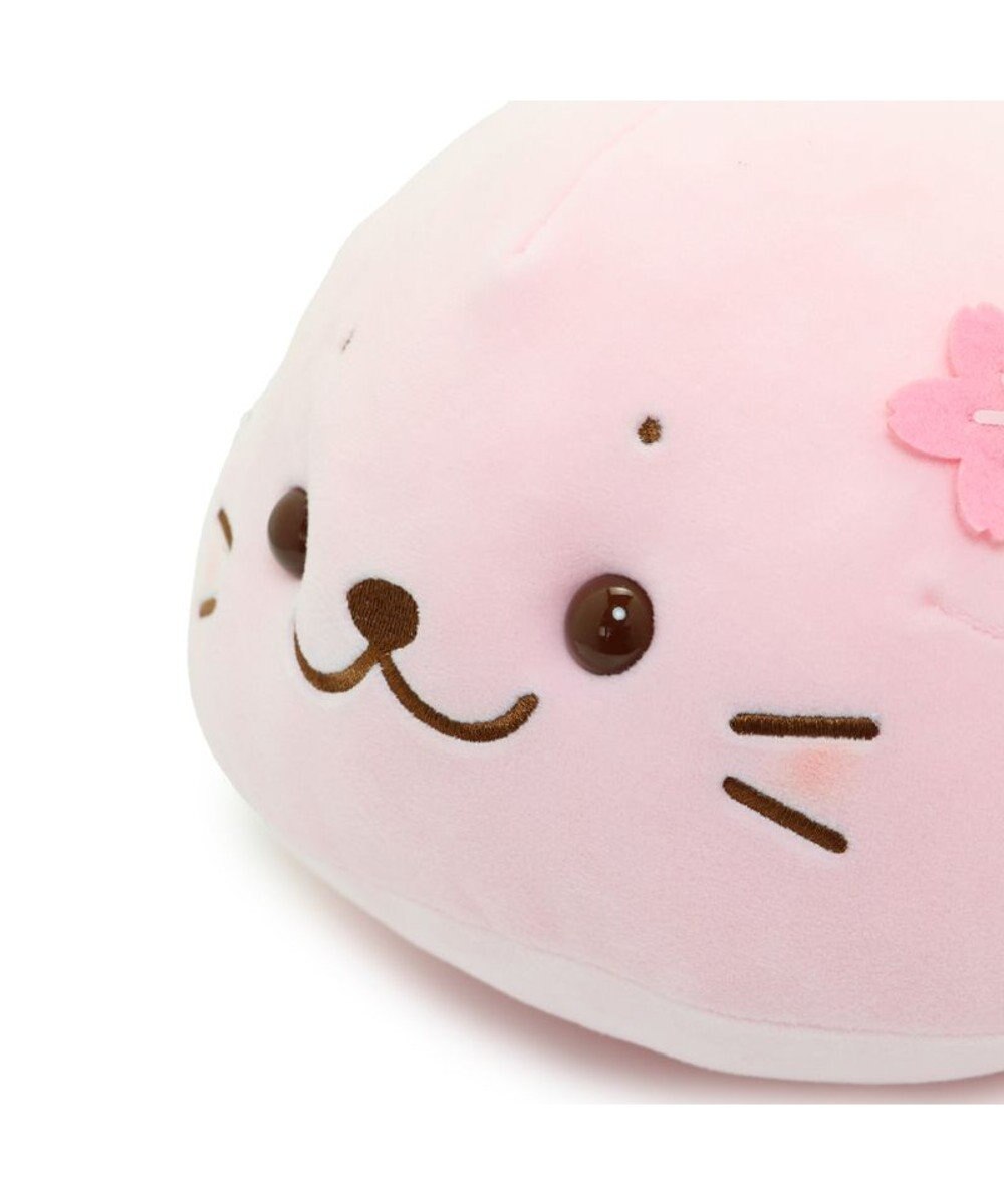 Mother garden しろたん 桜色 ふわもち ぬいぐるみ 38cm マスコット 