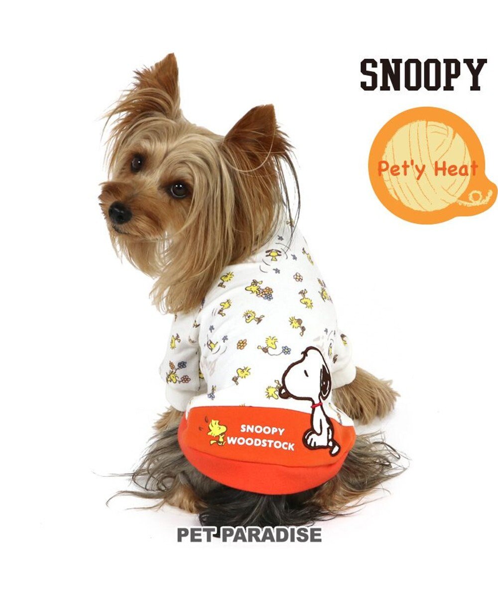 PET PARADISE スヌーピー  ペティヒート  Tシャツ 長袖《ウッドストック》 小型犬 