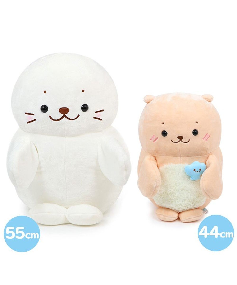 Mother garden しろたん らっこいぬ パペぐるみ 44cm 両手用 パペット 
