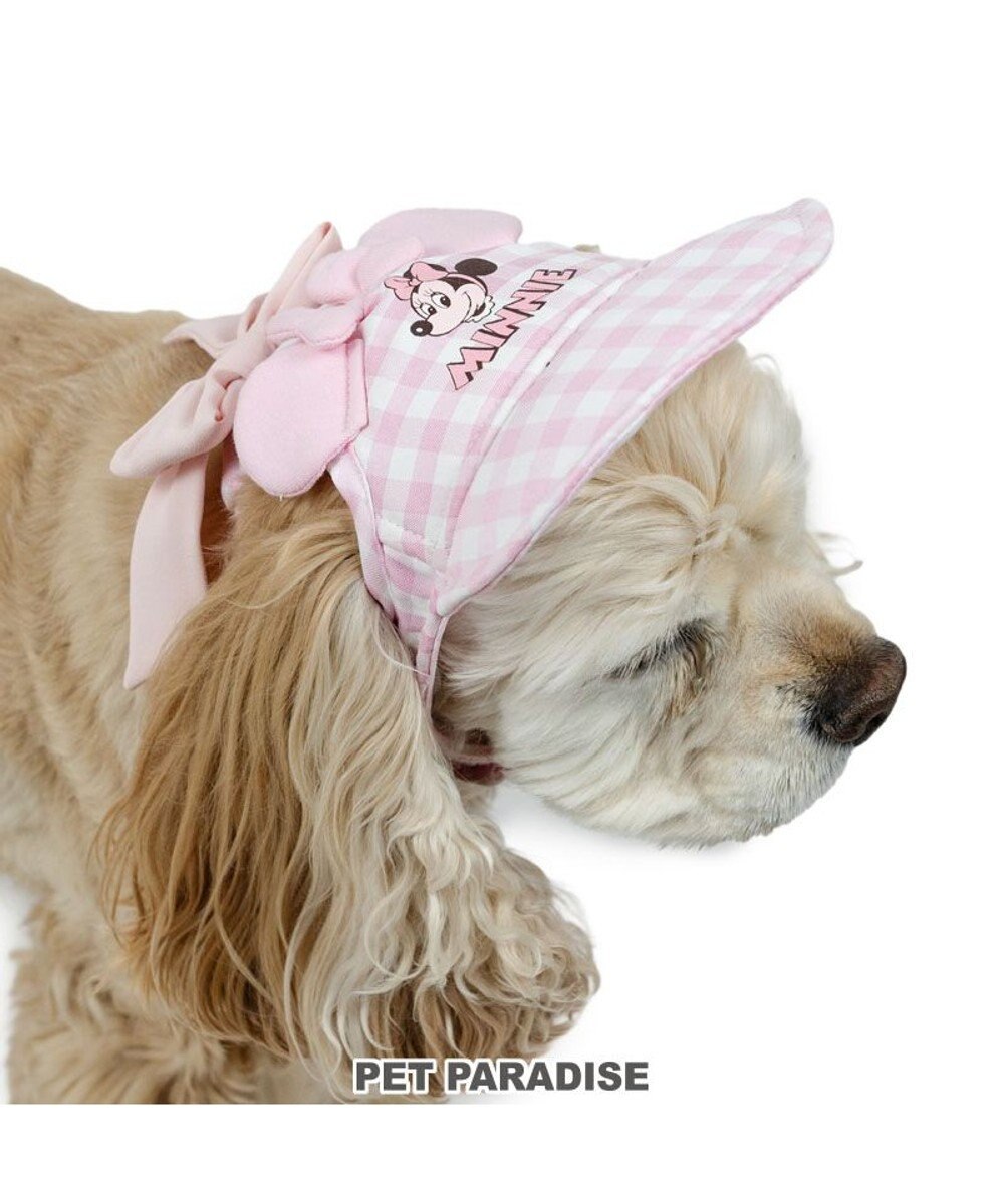 PET PARADISE ディズニー ミニーマウス なかよし キャップ 《ピンク》 中型犬 