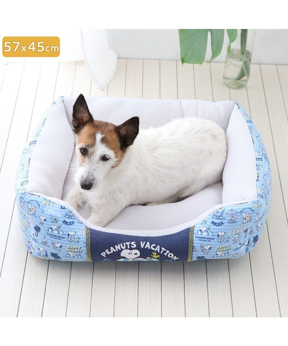 PET PARADISE スヌーピー クールカドラー 角型《バケーション柄》 小型犬 
