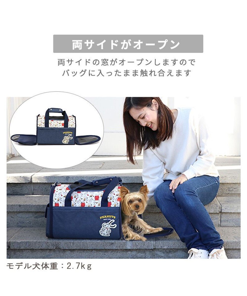 PET PARADISE スヌーピー 折畳み キャリーバッグ 《ご機嫌柄 》 S 超小型犬 約1.5～4kg 
