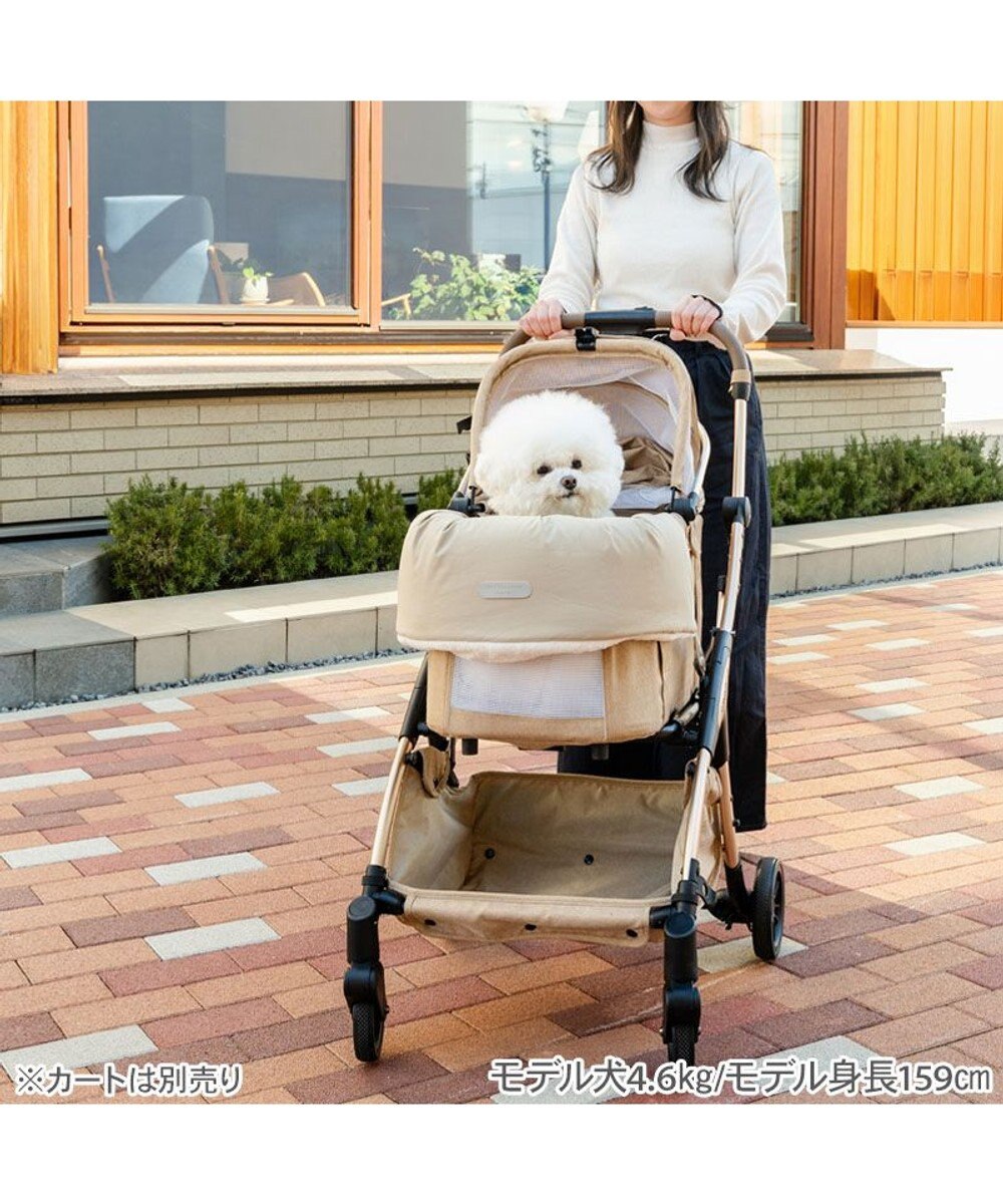 PET PARADISE ペットパラダイス カート用 クッション くすみカラー《ベージュ》 