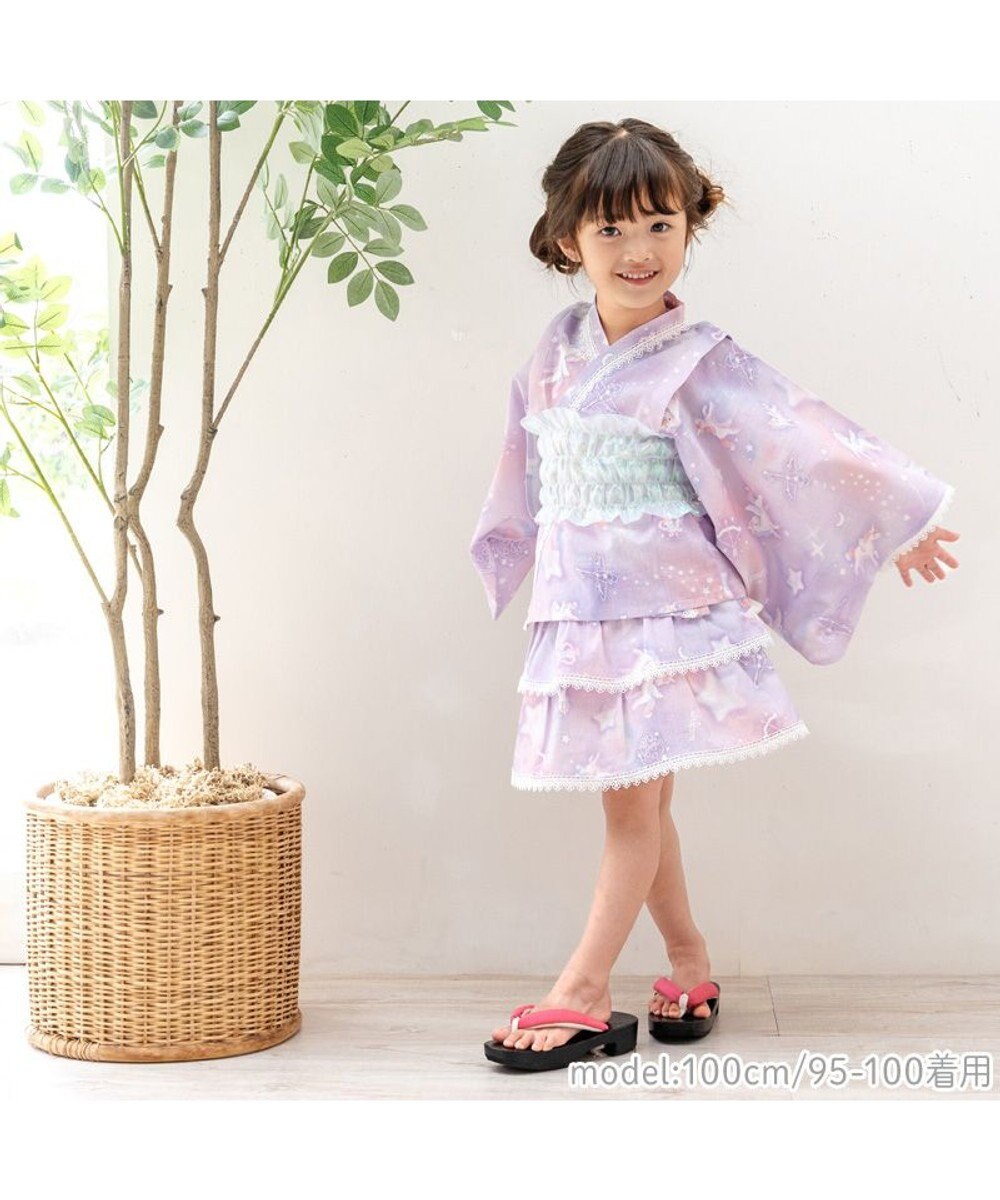 Mother garden マザーガーデン ユニコーン 浴衣ドレス 《ミルキーウェイ》 95～100cm / 105～110cm 