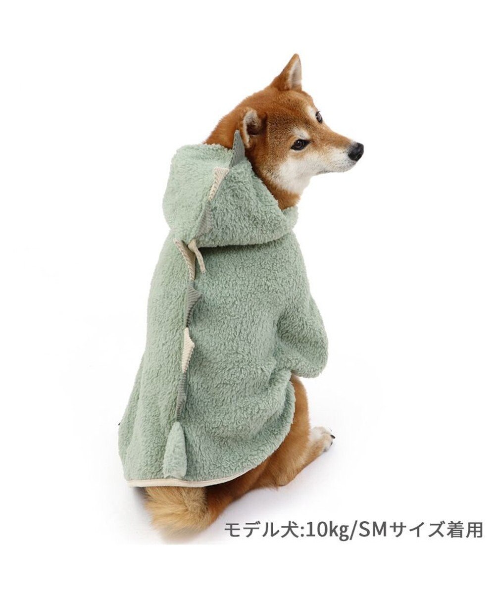 PET PARADISE ペットパラダイス 恐竜 ポンチョ もこもこ 中型犬 