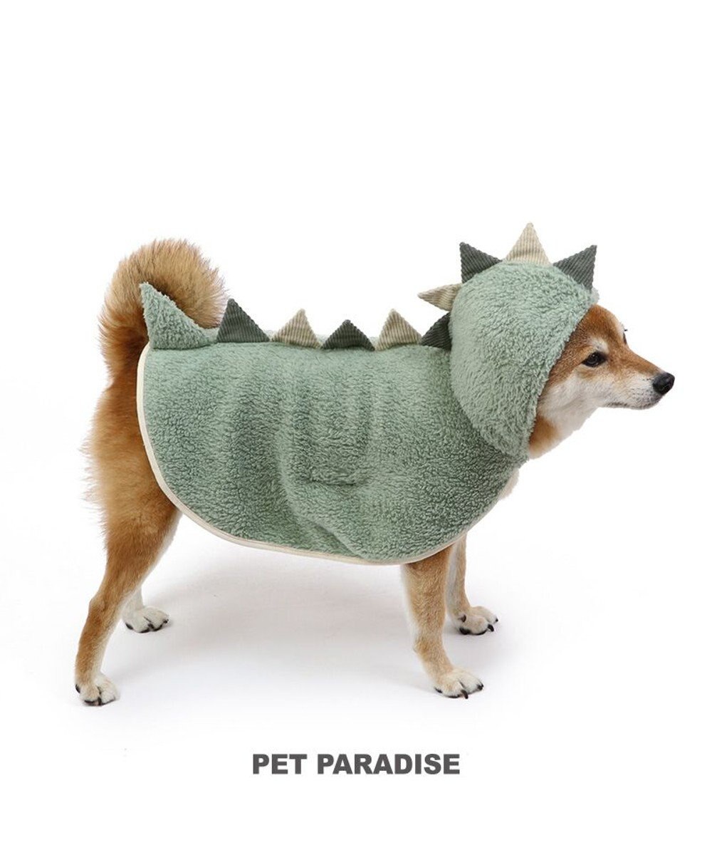 PET PARADISE ペットパラダイス 恐竜 ポンチョ もこもこ 中型犬 