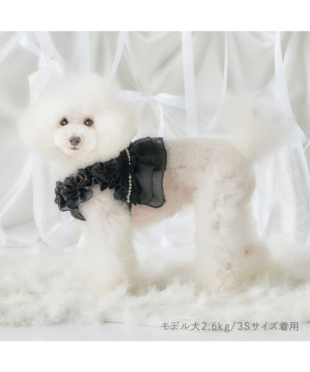 PET PARADISE cherircouture ツイード ベストハーネス 《ブラック》 ＳＳ 