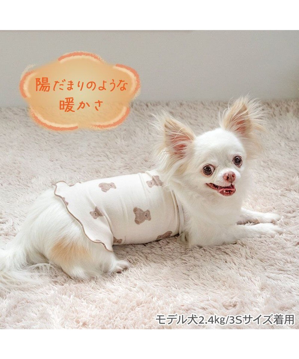 PET PARADISE ペットパラダイス くまちゃん ペティヒート 天竺 腹巻 小型犬 