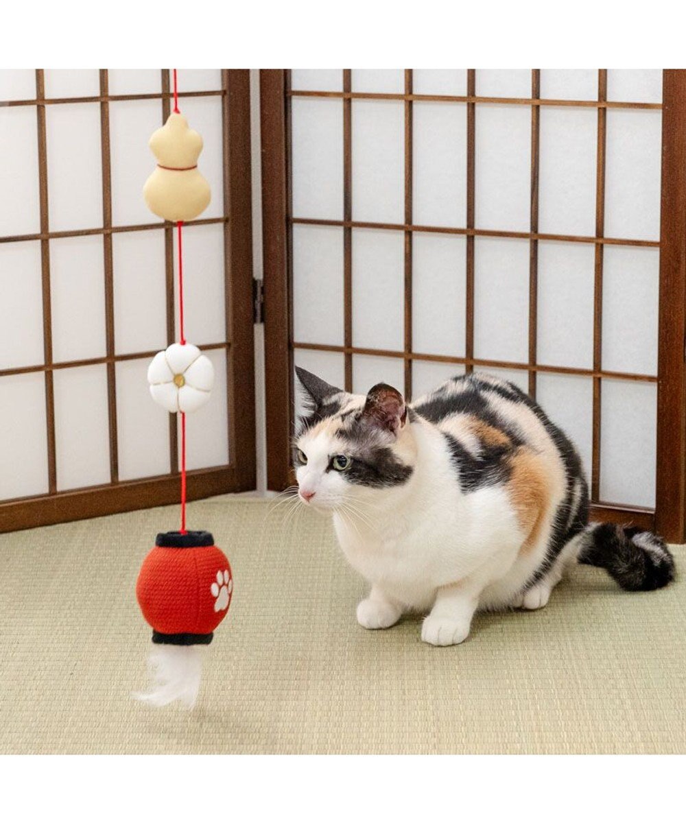 PET PARADISE ペットパラダイス キャット 和ちょうちん 猫じゃらし 