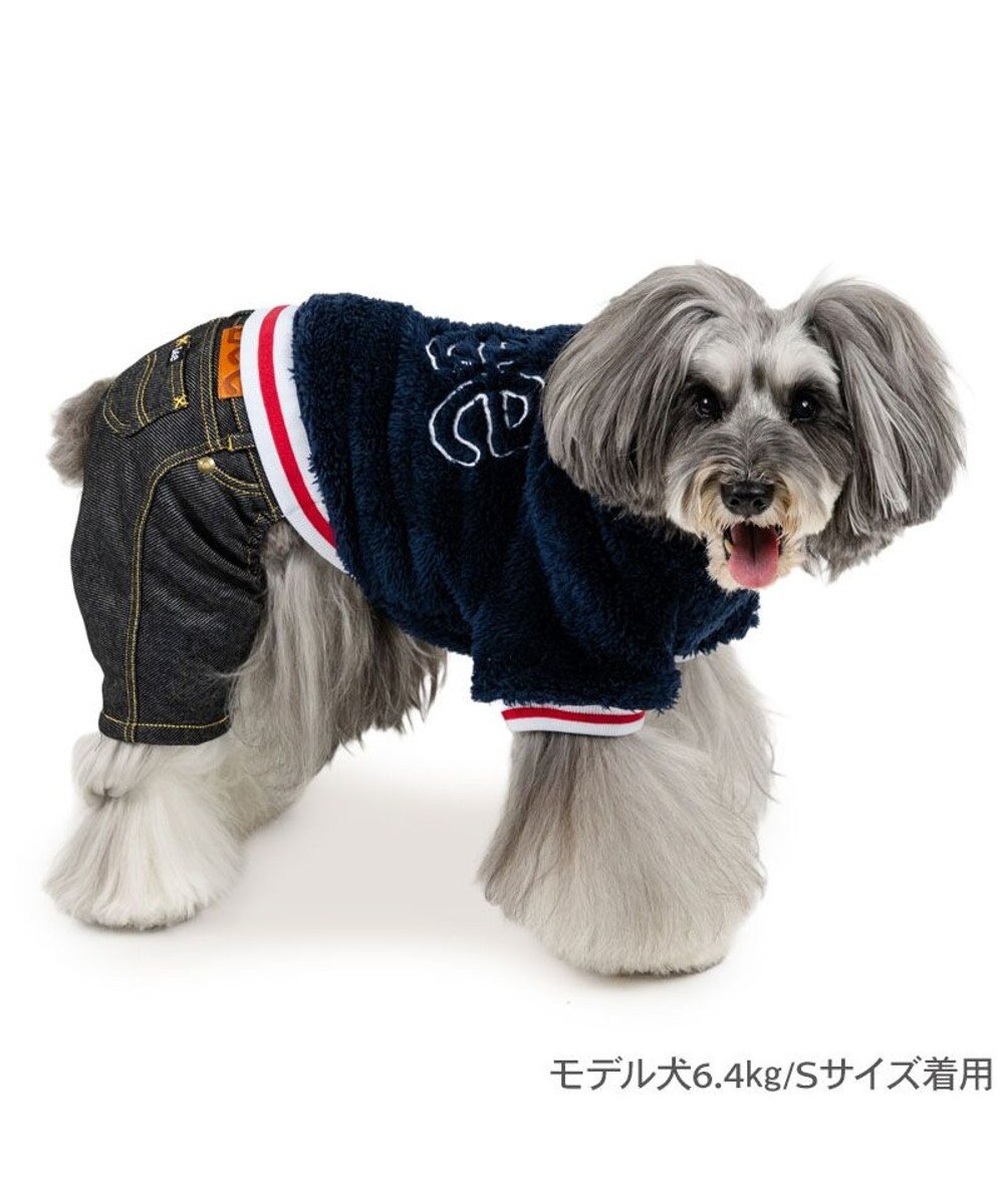 PET PARADISE Lee ボア リブ パンツつなぎ 小型犬 