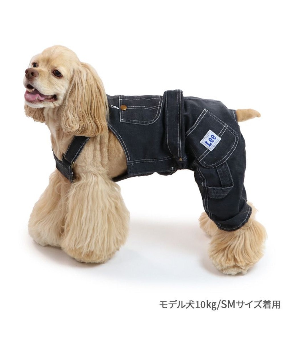 PET PARADISE Lee デニム オーバーオール 《ブラック》 中型犬 大型犬 