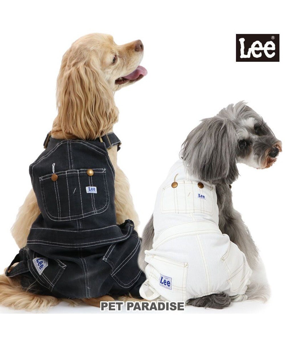 PET PARADISE Lee デニム オーバーオール 《ブラック》 中型犬 大型犬 