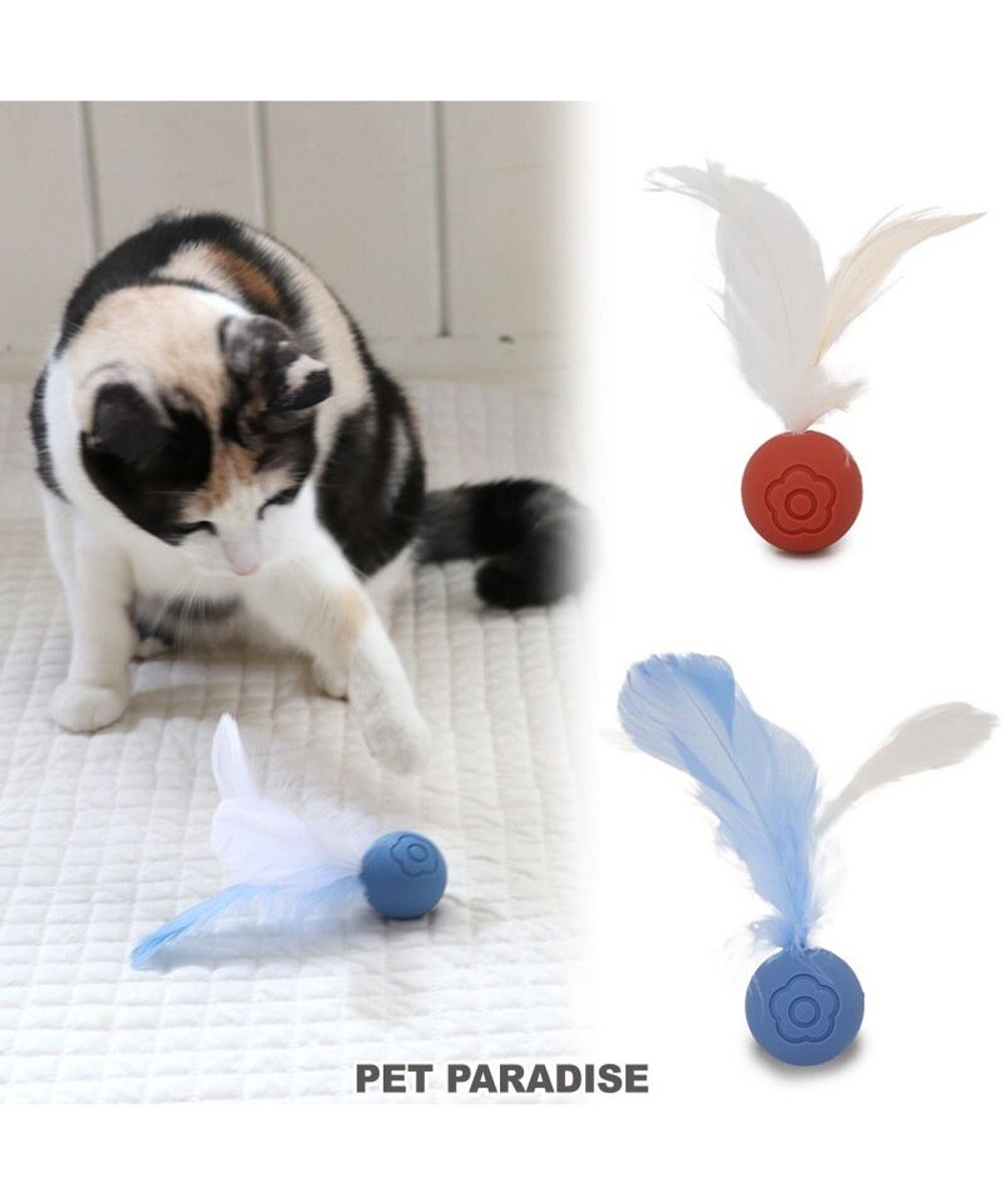 PET PARADISE ペットパラダイス猫シリコン ボール 《レッド》 