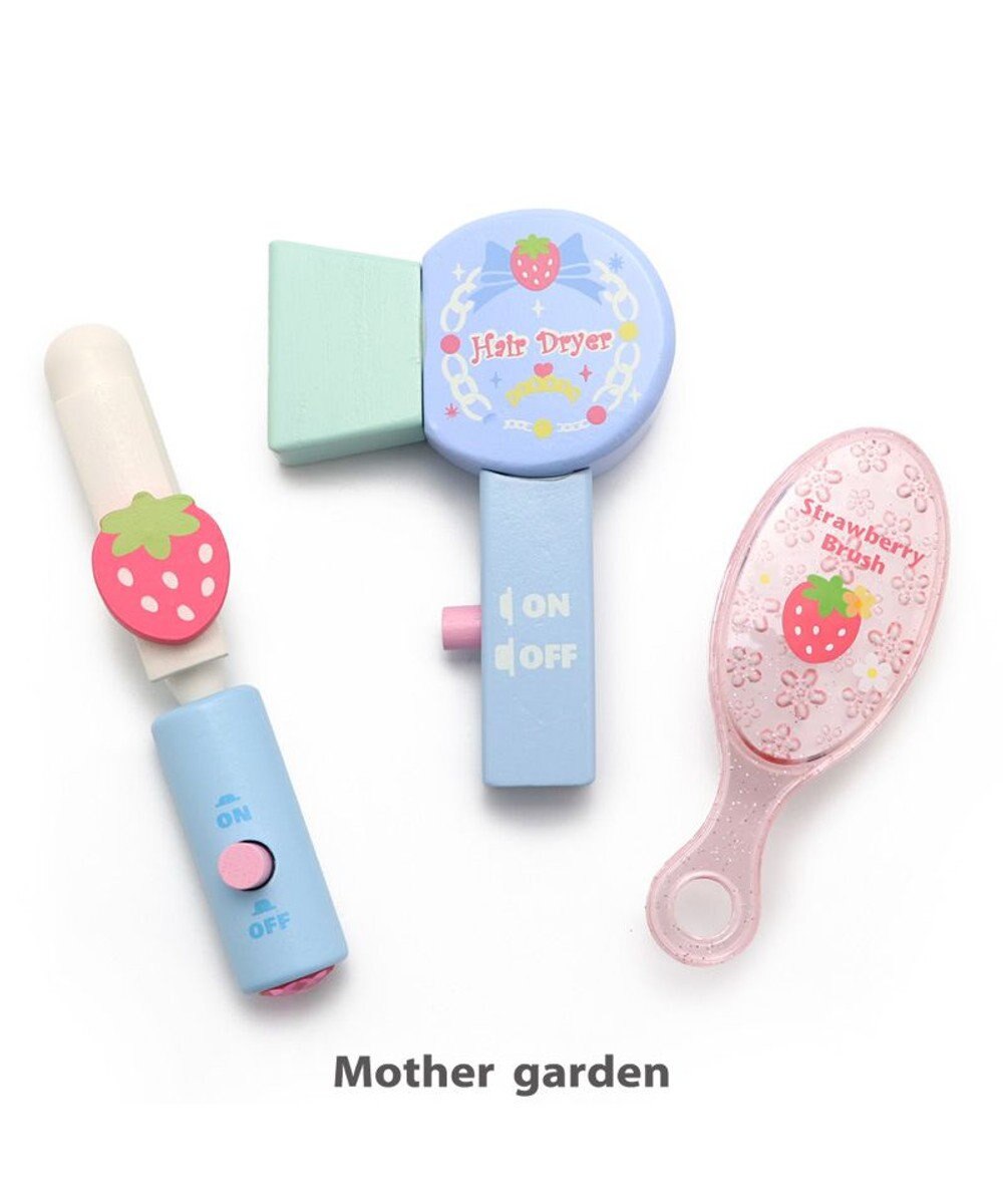 Mother garden マザーガーデン 野いちごままごと ドライヤー3点セット 《ブルー》 
