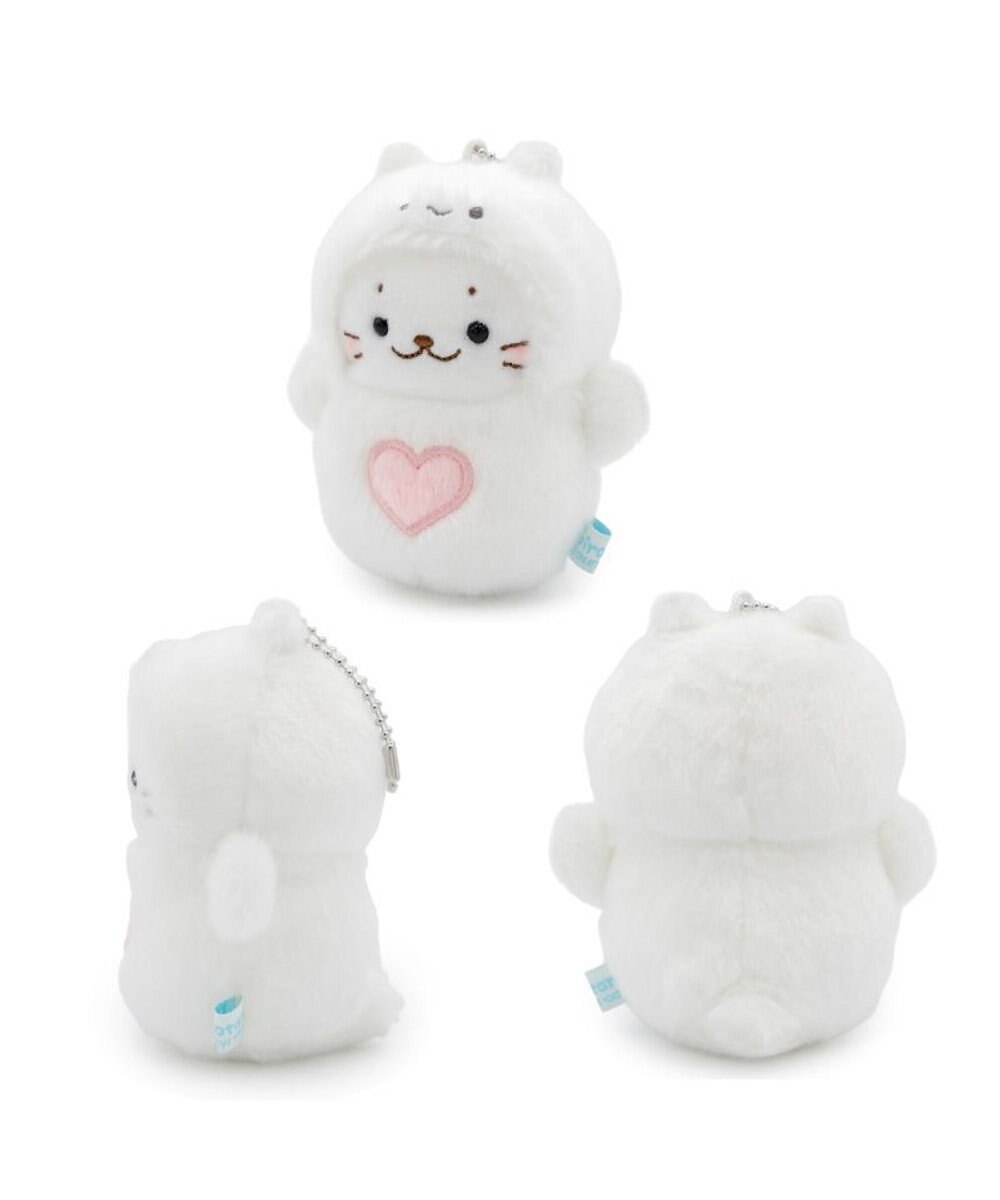 Mother garden しろたん ふわふわ キーホルダー 《クリオネ》 単品 