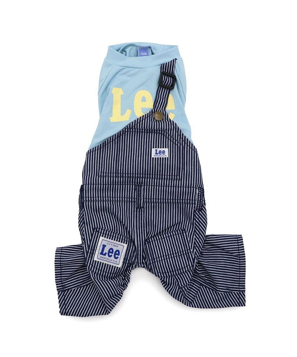 PET PARADISE Lee ワンショルダー パンツつなぎ 《ヒッコリー》 小型犬 