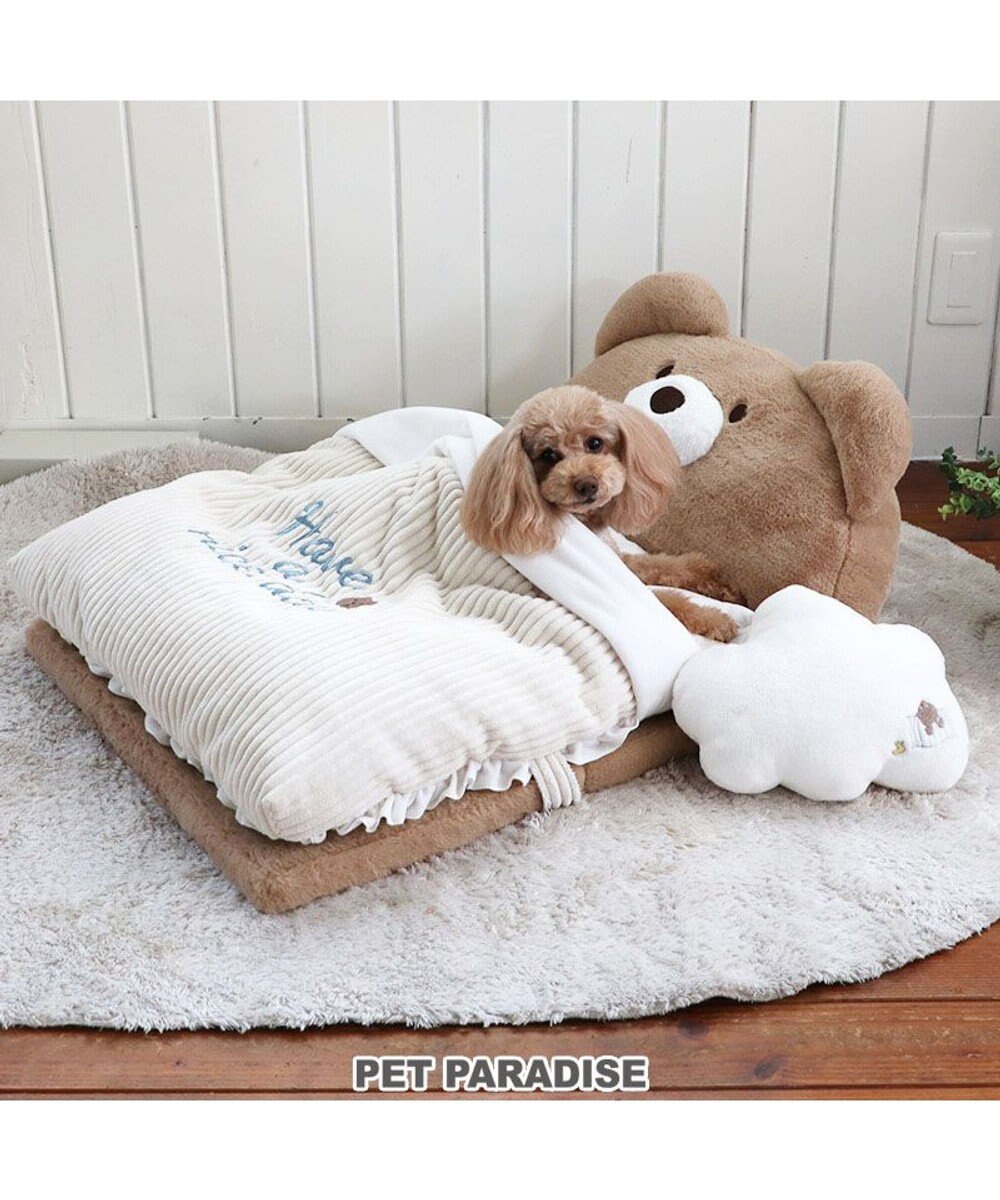 PET PARADISE くま折りたたみ ベッド (55×72cm) 
