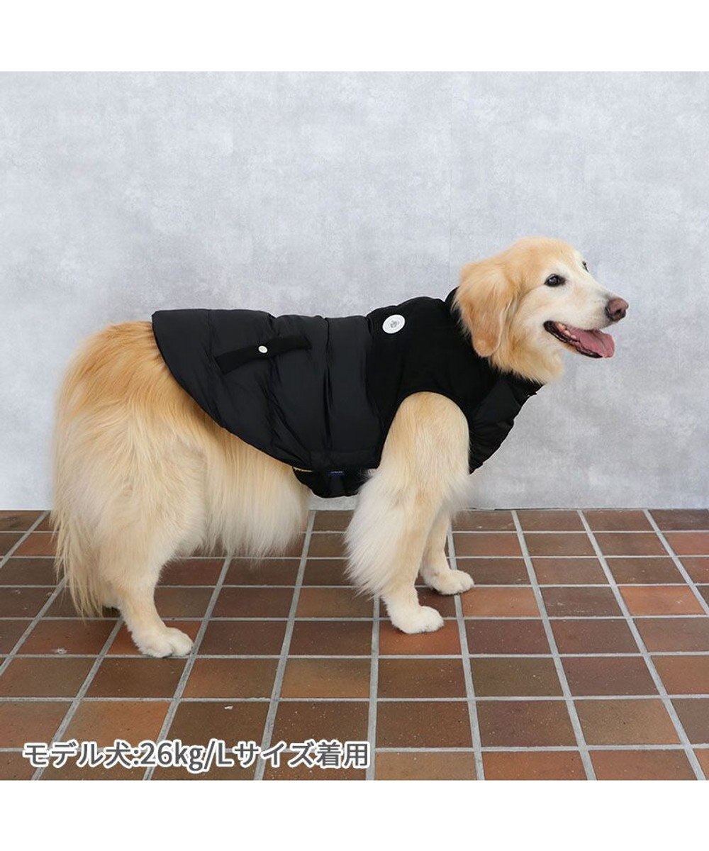 PET PARADISE J.PRESS 綿入り ベスト 《ブラック》 中型犬 大型犬 