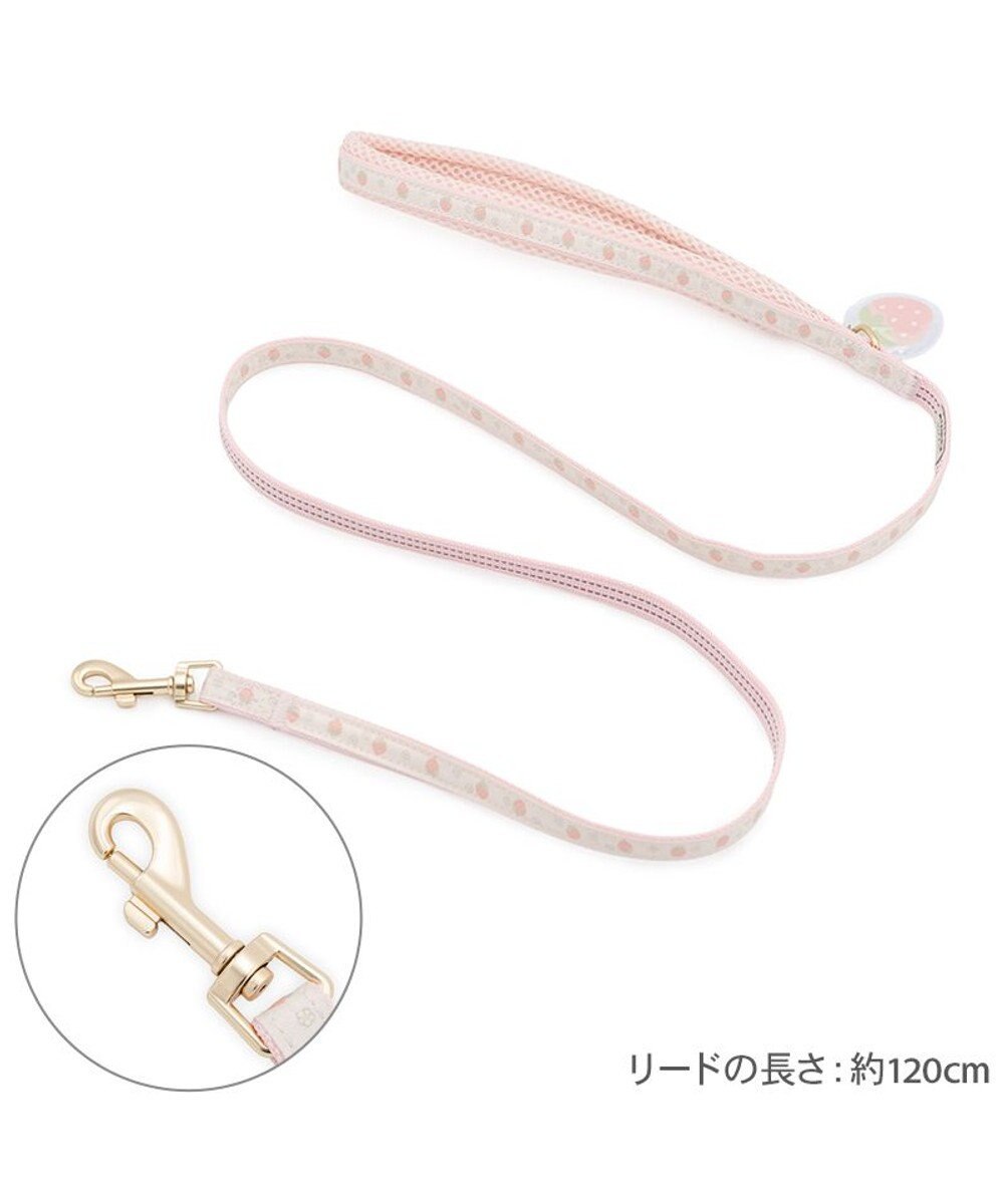 PET PARADISE ペットパラダイス 花苺柄 リード ＳＳ～Ｓ 