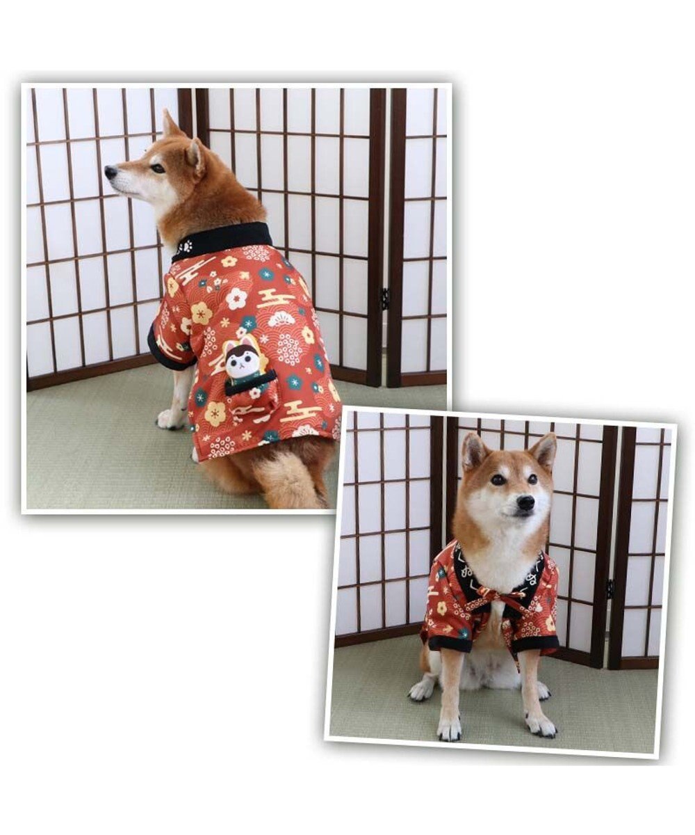PET PARADISE ペットパラダイス 遠赤外線 レトロぬくぬく半纏 中型犬 