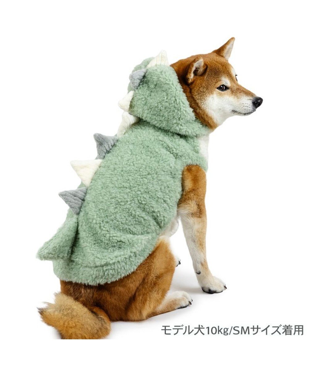 PET PARADISE ペットパラダイス 恐竜 くるふわ なりきり パーカー 中型犬 大型犬 
