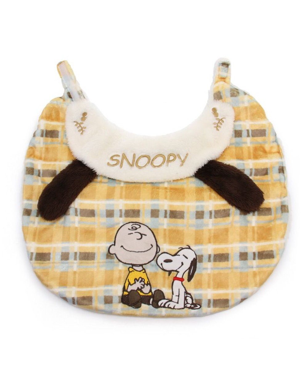 PET PARADISE スヌーピー ポンチョ 《にっこり チェック柄》中型犬 大型犬 
