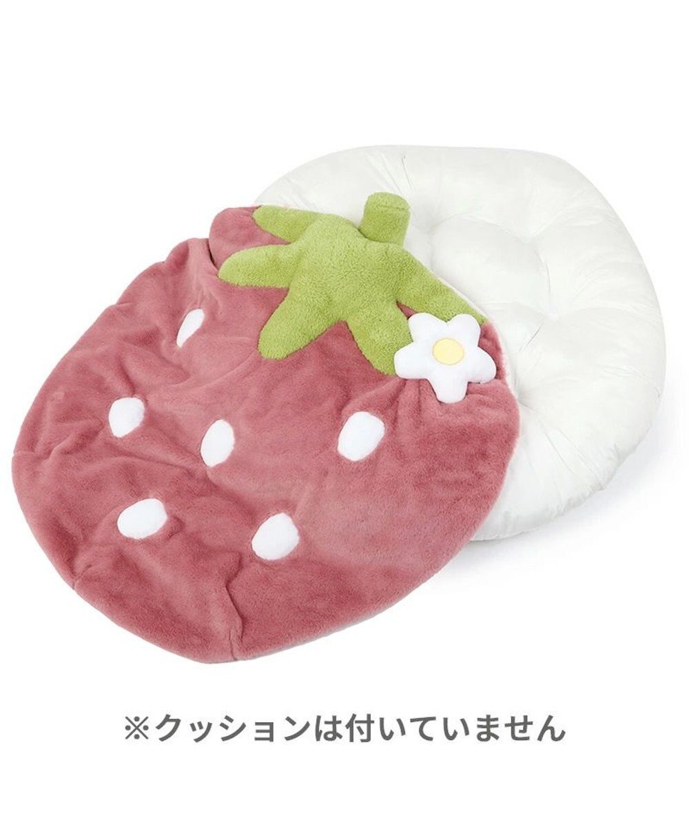 PET PARADISE ネット店限定 ペットパラダイス くすみ苺 クッションカバー ｌ用 