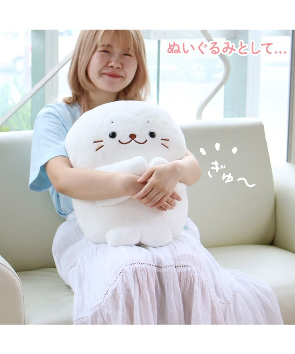 Mother garden しろたん デスクワークワクッション 38cm 