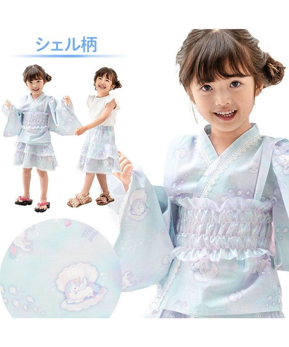 Mother garden マザーガーデン  ユニコーン 浴衣ドレス 《シェル》 95～100cm / 105～110cm 