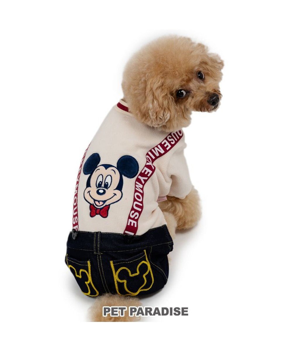 PET PARADISE ディズニー ミッキーマウス サスペンダー付き パンツ 小型犬 