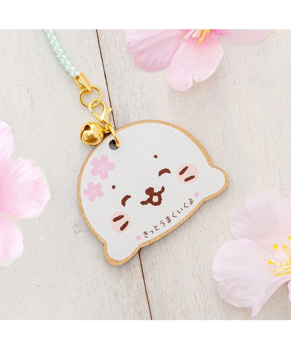 Mother garden しろたん 木製 絵馬根付 《顔ぼん》きっとうまくいくよ 単品 
