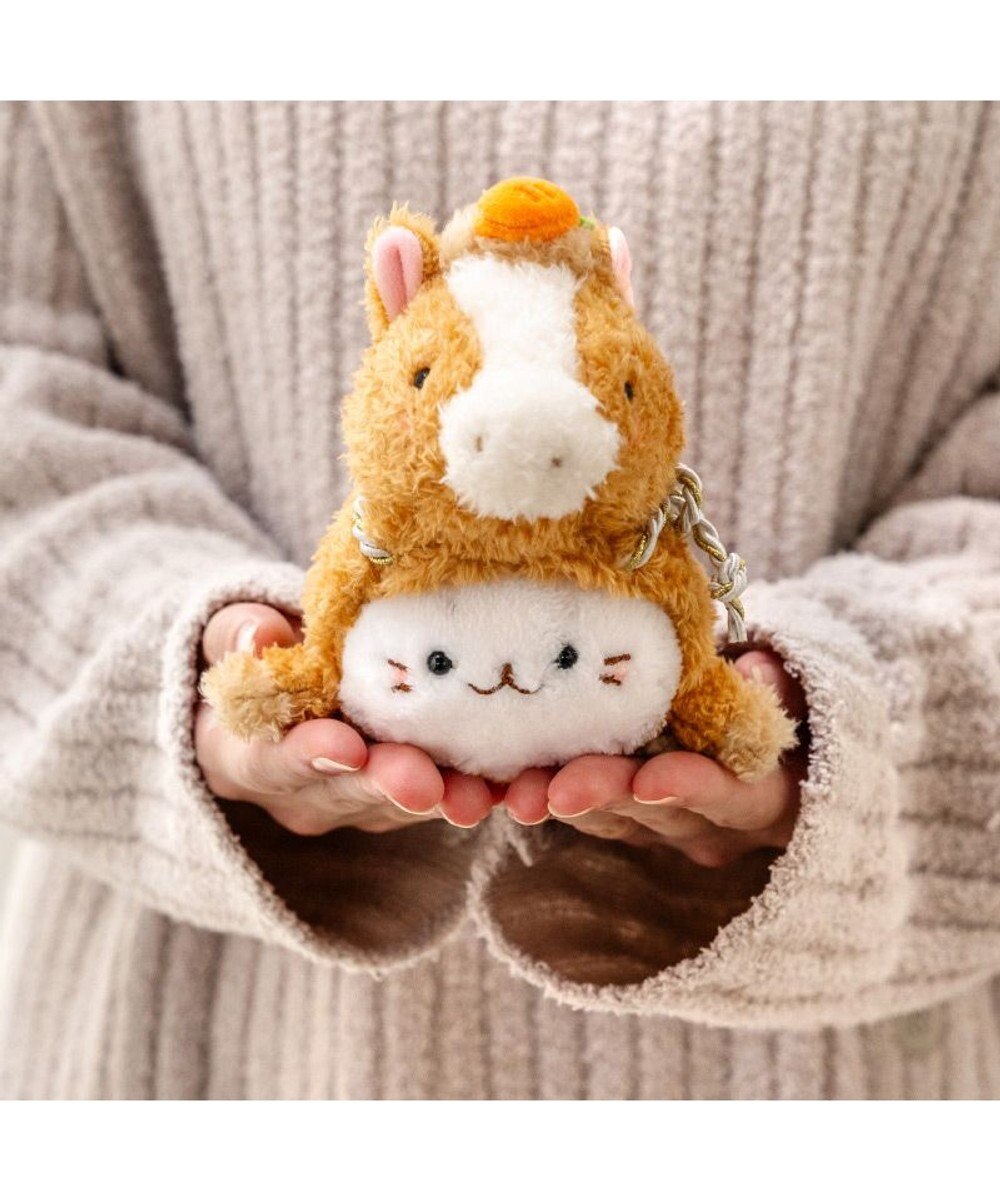 Mother garden しろたん  午年 キーホルダー 《茶》 単品 